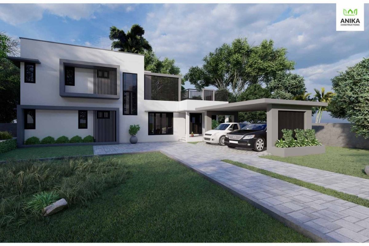 Mr.Abin Thomas Philip, Changanassery, 2000 sq ft, Scope of work- Architectural Consultant